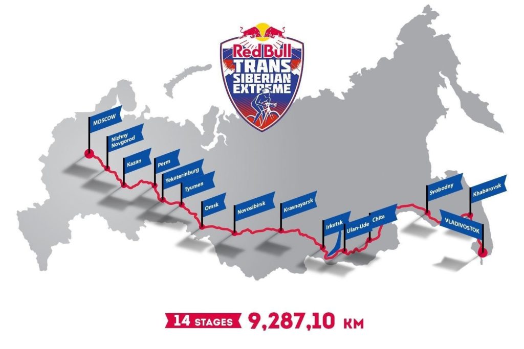 Course cycliste Red Bull Trans Siberian Extreme Race en Russie