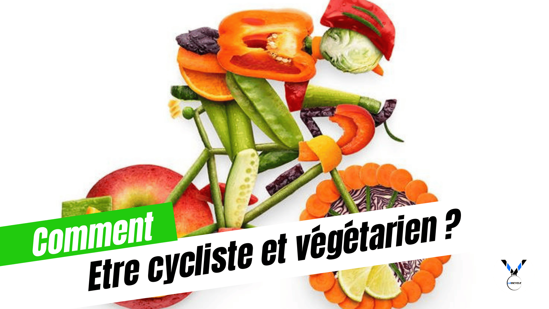cycliste végétarien